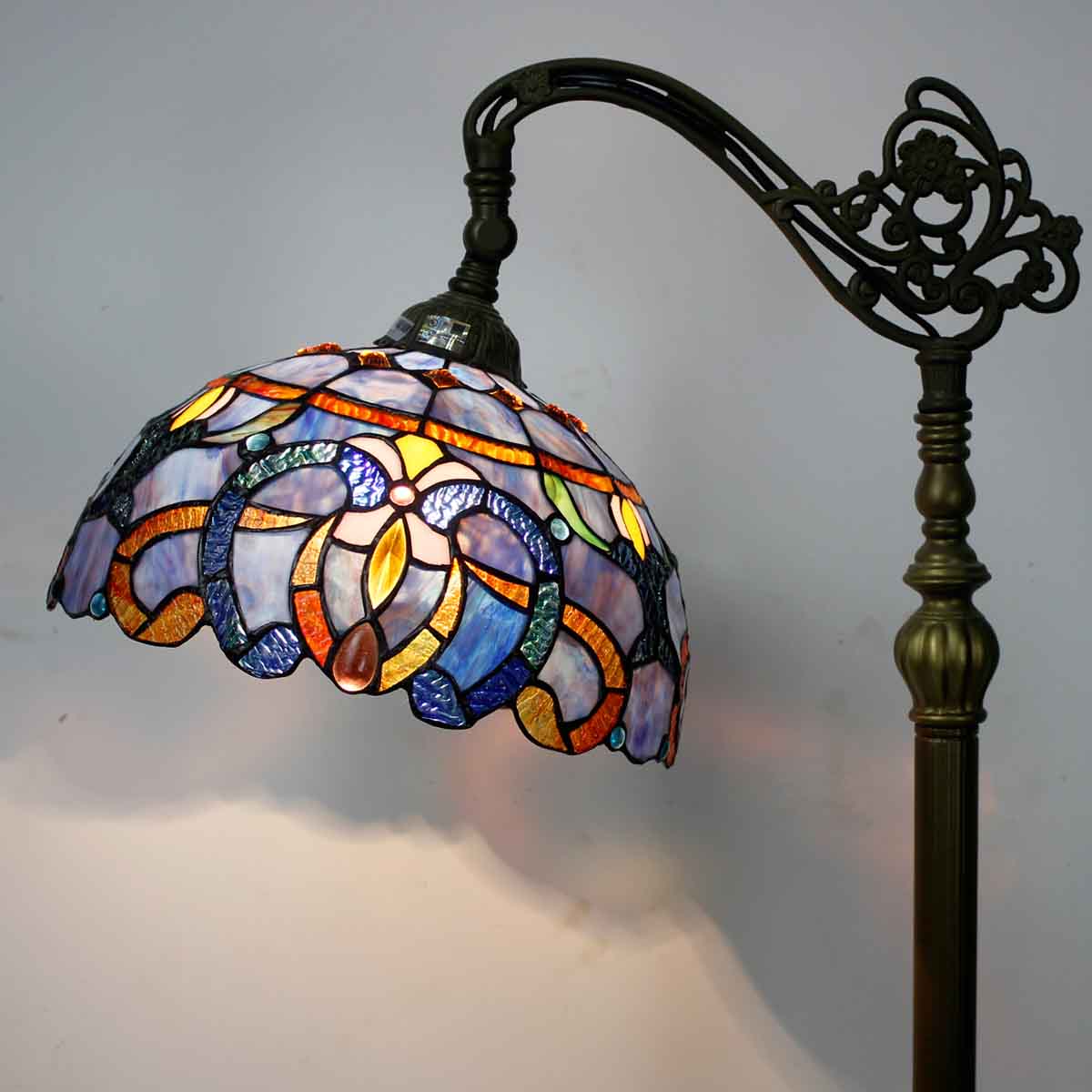 Werfactory® Tiffany Floor Lamp 12 Inch