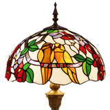 Stained Glass Floor Lamps Werfactory® Tiffany Floor Light Double Tropical Birds Standing Reading Lamp
