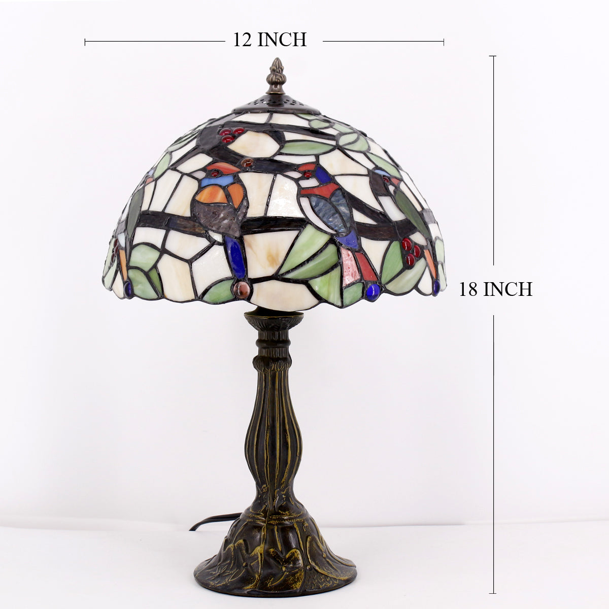 Werfactory® Tiffany Table Lamp 12 Inch
