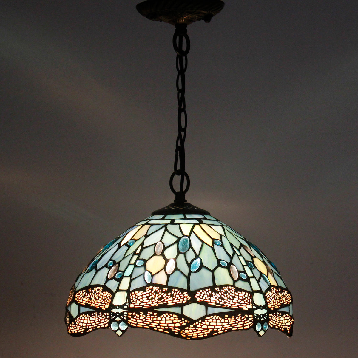Werfactory® Tiffany Pendant Lamp 12 Inch