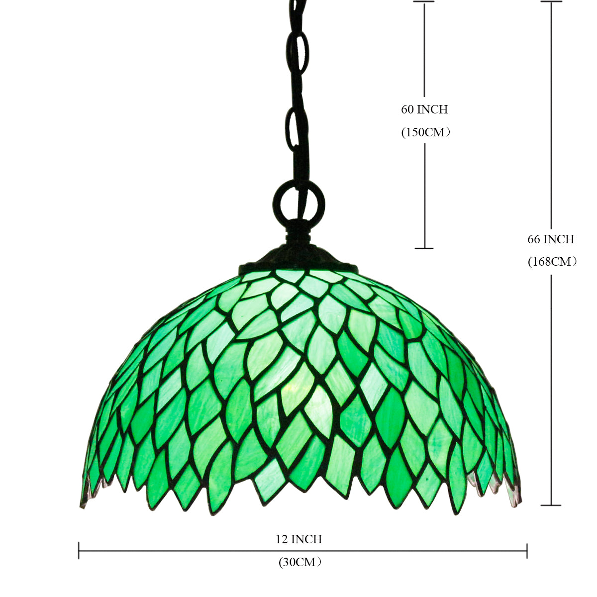 Werfactory® Tiffany Pendant Lamp 12 Inch