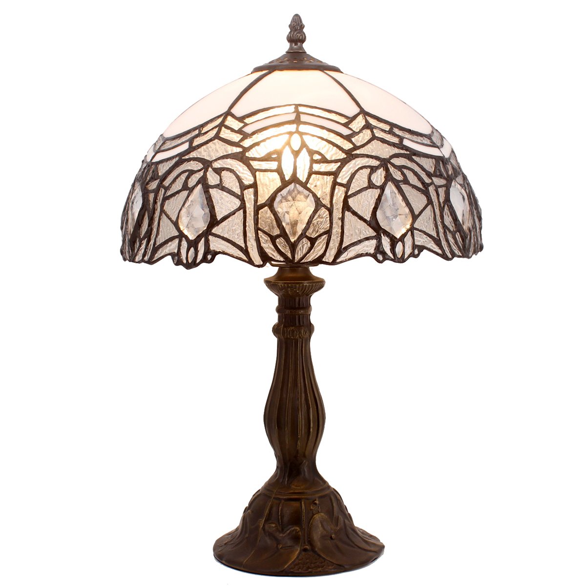 Stained Glass Style Lamp Werfactory® Tiffany Table Desk Reading Light