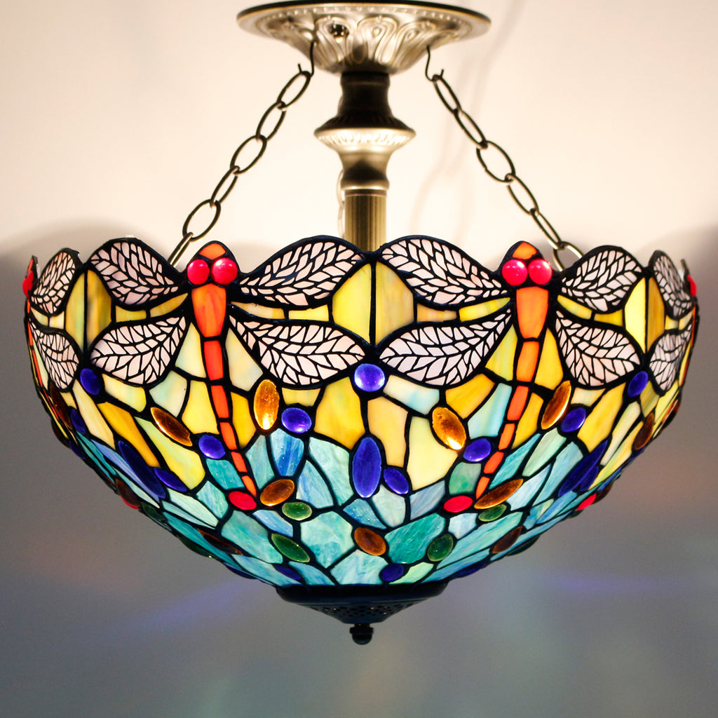How to choose stained glass ceiling mount light for my Home ?