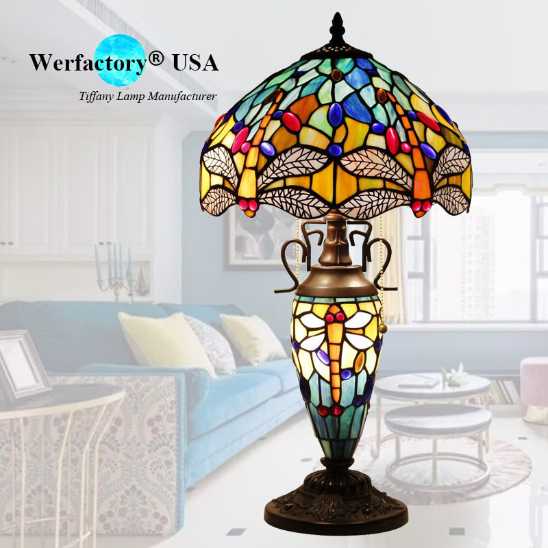 How can you tell if a lamp is an authentic Tiffany lamp?