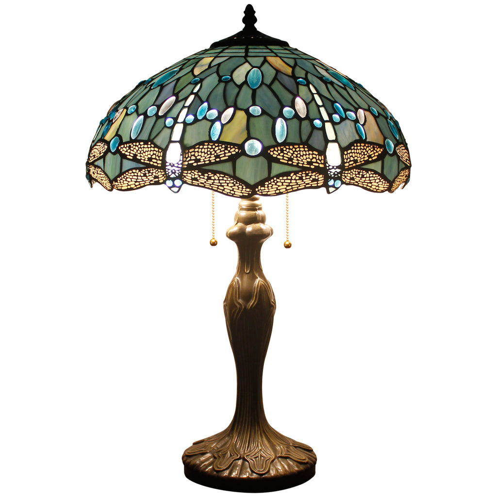 Review of Sea blue Dragonfly Style Tiffany Table Lamp