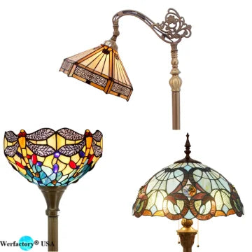 Different Tiffany Floor Lamps for various purposes