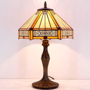 Tiffany Lamps Werfactory® Mission Style Hexagon Stained Glass Light
