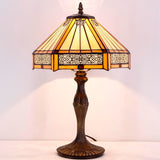 Tiffany Lamps Werfactory® Mission Style Hexagon Stained Glass Light