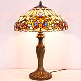 Tiffany Style Lamps Werfactory® Stained Glass Serenity Victorian Desk Light