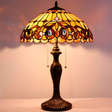 Tiffany Style Lamps Werfactory® Stained Glass Serenity Victorian Desk Light