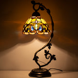 Tiffany Style Lamps Werfactory® Stained Glass Bedside Serentiy Light
