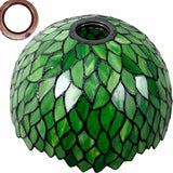 Stained Glass Lamp Shade Only Werfactory® 12 Inch Green WisteriaTiffany Lamp Shade Replacement