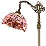 Werfactory®Tiffany Pink Baroque  Arched Lamp Floor Lamp