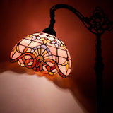 Werfactory®Tiffany Pink Baroque  Arched Lamp Floor Lamp