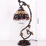 Tiffany Style Lamps Werfactory® Stained Glass Bedside Serentiy Light