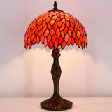 Tiffany Style Lamp Werfactory® Red Wisteria Memory Desk Reading Light