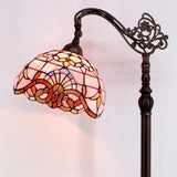 Werfactory®Tiffany Pink Baroque  Arched Lamp Floor Lamp