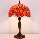 Tiffany Style Lamp Werfactory® Red Wisteria Memory Desk Reading Light