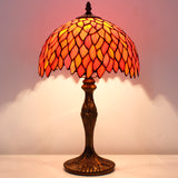 Tiffany Style Lamp Werfactory® Red Wisteria Memory Desk Reading Light
