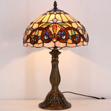 Tiffany Style Lamp Werfactory® Stained Glass Serenity Victorian Light