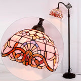 Werfactory®Tiffany Pink Baroque  Arched Lamp Floor Lamp