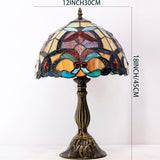 Stained Glass Style Lamp Werfactory® Tiffany Table Desk Reading Light