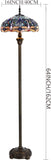 Stained Glass Standing Lamps Werfactory® Tiffany Floor Dragonfly Blue Reading Light