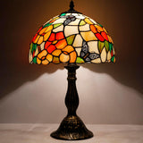 Tiffany Lamps Werfactory® Bedside Pink Stained Glass Butterfly Light