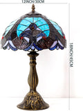 Stained Glass Lamp Werfactory® Green Liaison Tiffany Style Desk Light