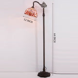 Werfactory®Tiffany Pink Baroque  Arched Lamp Floor Lamp