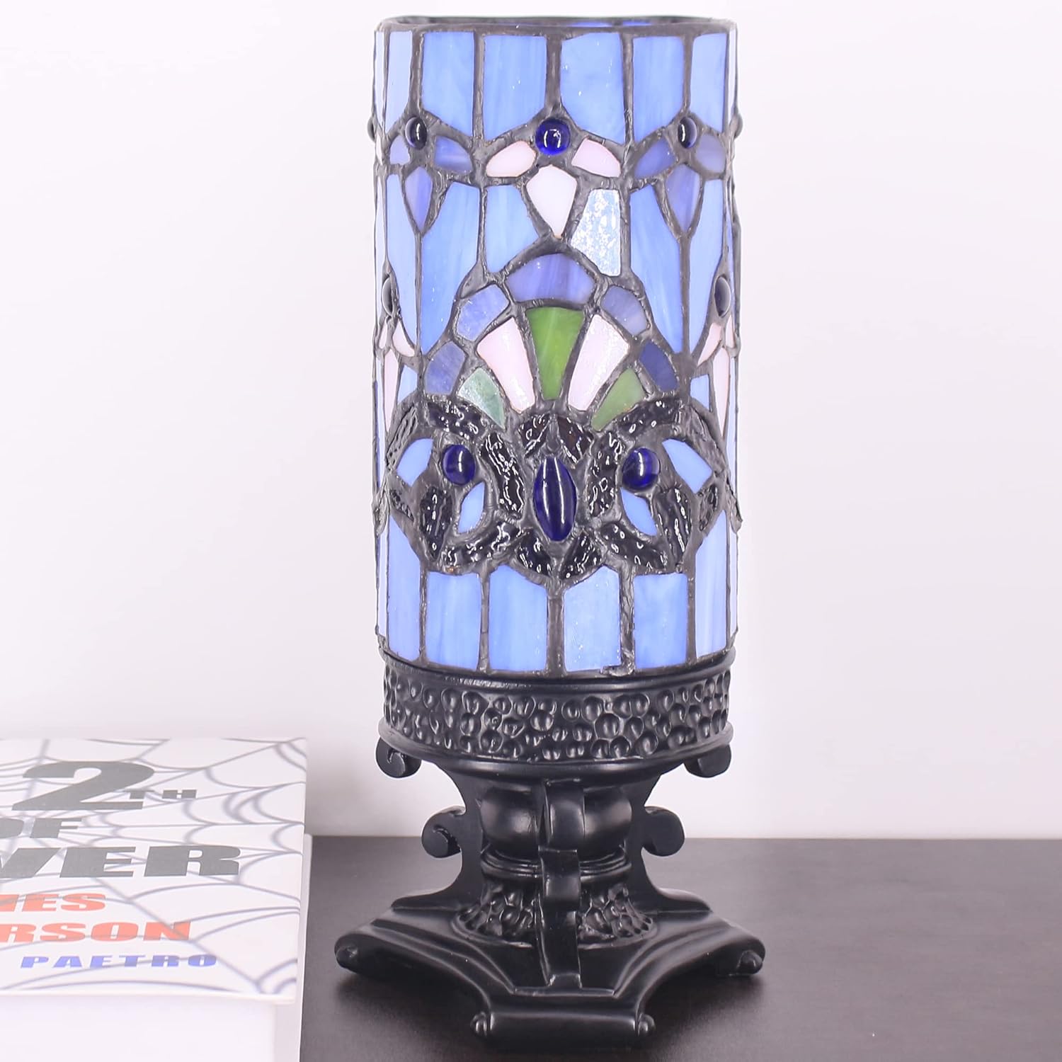 Tiffany candle lamp discount