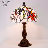 Tiffany Table Lamps Werfactory® Stained Glass Hummingbird Desk Light