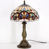 12 inch Serenity Victorian  Stained Glass Lampshade Only Werfactory®  Fit for Tiffany Table Lamp