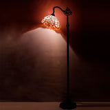 Werfactory®Tiffany Pink Baroque  Arched Lamp Floor Lamp