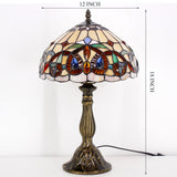 Tiffany Style Lamp Werfactory® Stained Glass Serenity Victorian Light