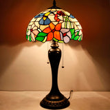 Tiffany Lamps Werfactory® Hummingbird Stained Glass Desk Reading Light