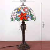 Tiffany Lamps Werfactory® Hummingbird Stained Glass Desk Reading Light