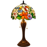 Tiffany Lamps Werfactory® Hummingbird Stained Glass Desk Reading Light
