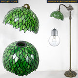 Stained Glass Lamp Shade Only Werfactory® 12 Inch Green WisteriaTiffany Lamp Shade Replacement