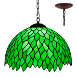 Stained Glass Lamp Shade Only Werfactory® 12 Inch Green WisteriaTiffany Lamp Shade Replacement