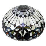 Tiffany Lamp Shade Replacement Only Werfactory® 16X8 Inch Serenity Victorian Stained Glass Lampshade