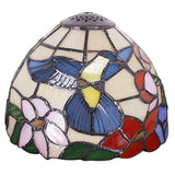 8" Tiffany Hummingbird Lampshade Werfactory® Stained Glass Lampshade