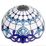 Tiffany Lampshade Replacement Werfactory® W16H7-inch Baroque Stained Glass Shade