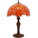 Tiffany Style Lamp Werfactory® Red Wisteria Memory Desk Reading Light