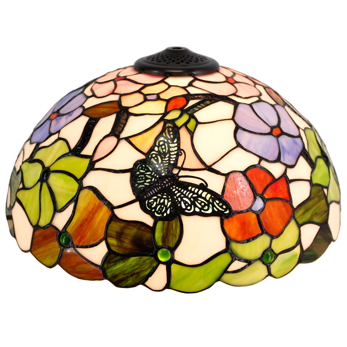 Tiffany Lampshade Replacement, Stained Glass Lampshade Only-Werfactory.com
