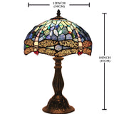 Werfactory® Tiffany Table Lamp 12 Inch