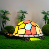 Tiffany Turtle Lamp Werfactory® Small Stained Glass Table Lamp