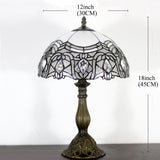 Stained Glass Style Lamp Werfactory® Tiffany Table Desk Reading Light
