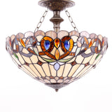 Werfactory® Tiffany Ceiling Lamp 16 Inch