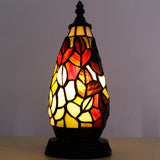 Werfactory® Tiffany Table Lamp Lighthouse Stained Glass Christmas Tree Maple Leaves Light